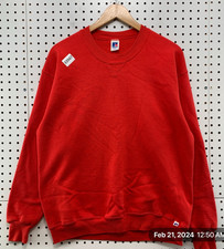 Vintage 80s Russell Athletic Sweatshirt Mens XL Crewneck Fleece Made USA