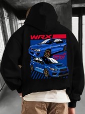 Men's WRX STI Logo  for Rally Car Graphic Hooded Sweatshirt - Racing Design Win