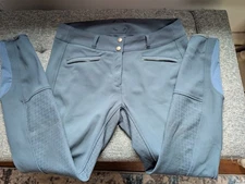 Goode Rider Full Seat Miracle Breeches, Blue Slate, 32R