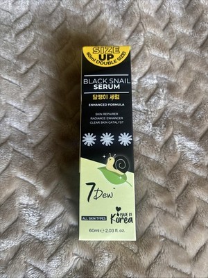 7Dew Black Snail Face Serum 60ml Paraben-Free Alcohol-Free Skin Repair