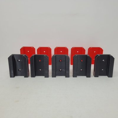 #ad #ad Fits Craftsman 20v Tool Holder Mount Red Black 5 of Each Organizer $20.99