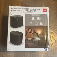 RCA RPJ181-BLACK 720P LED Home Theater Projector 120 ANSI Lumens Streaming Ready