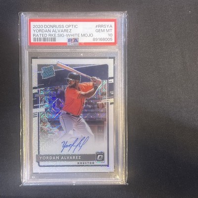 2020 Panini Donruss Optic - Rated Rookie Signatures Yordan Alvarez #RRS-YA White