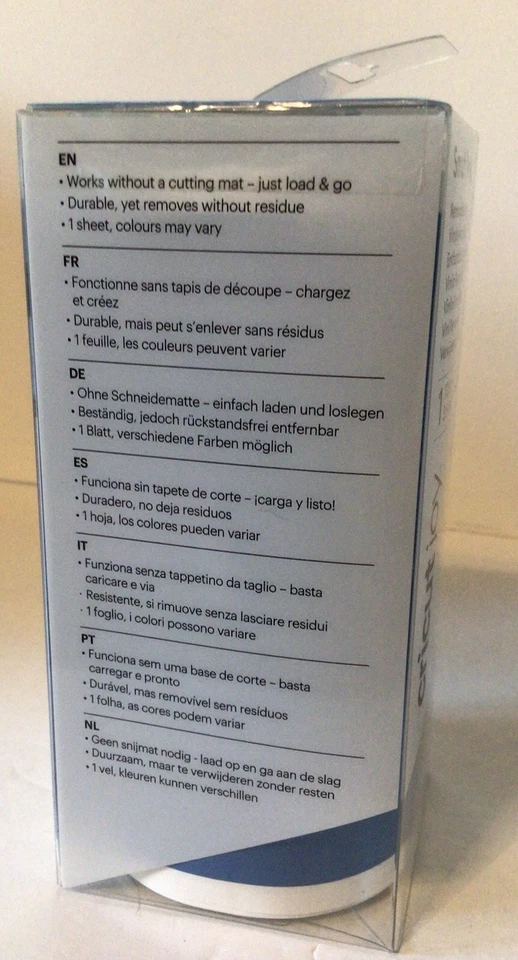 Cricut Joy™ Smart Vinyl™ – Removable OCEAN BLUE 5.5" x 10 ft (13.9cm x 3m) - Image 4 of 4