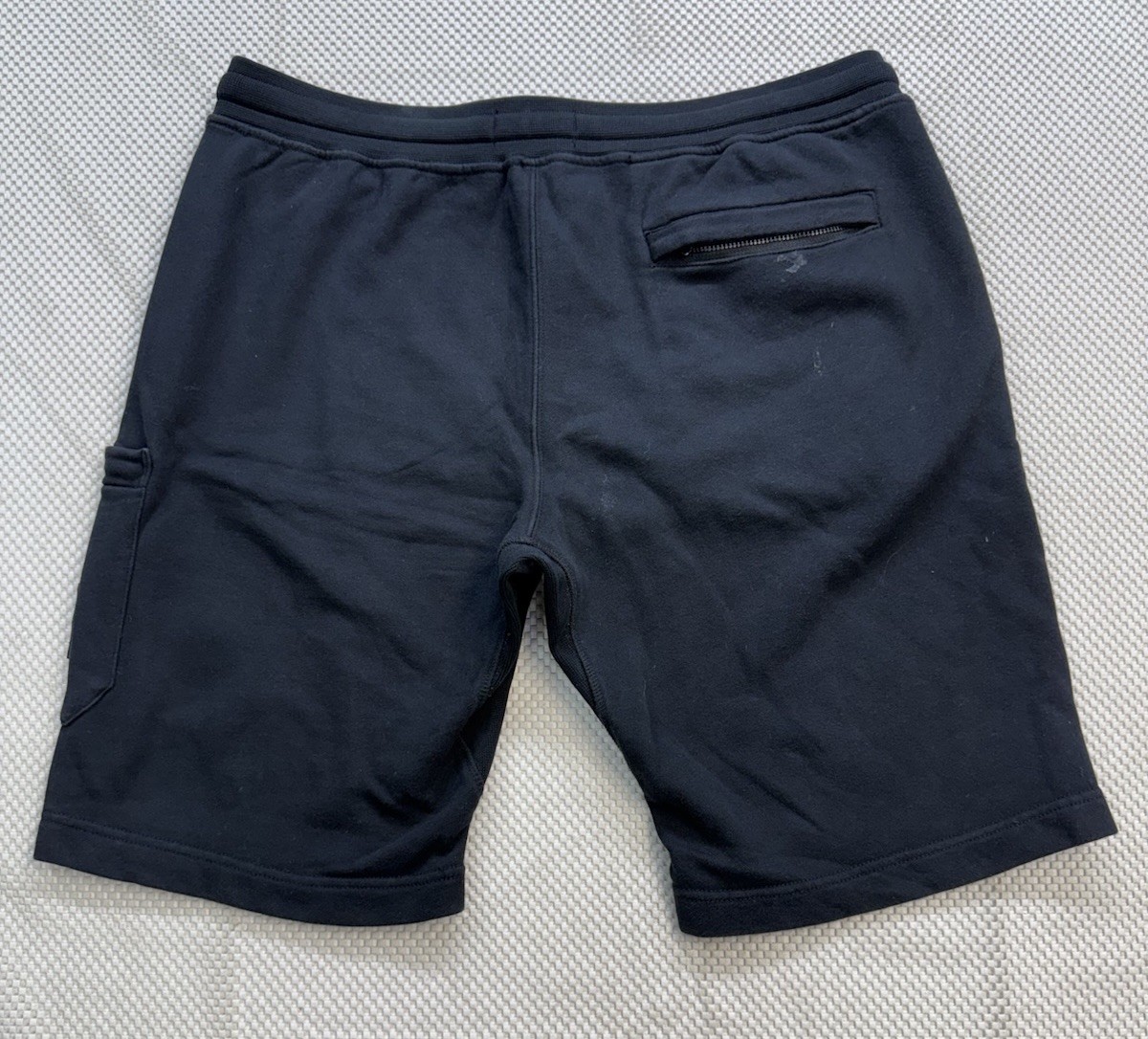 Stone Island Steel  Bermuda Black Sweat Shorts size XL thumbnail 2