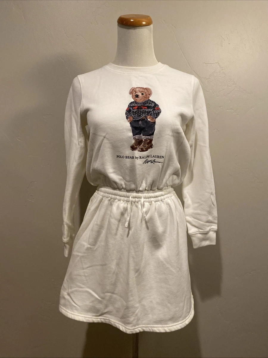 Polo Ralph Lauren ポロベアー ガールL/G(12-14) ポロ ラルフローレン ガールズポロベア長袖Tシャツ トレ-ナ-、パ-カ
