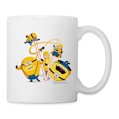 Minions 5 Mega Minions Descpicable Me Tasse, One size, Weiß