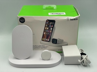 Belkin Boost Up Wireless Charging Dock for iPhone + Apple Watch + USB-A Port