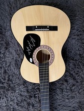 Country Singer LEROY VAN DYKE SIGNED AUTOGRAPH 38” GUITAR ACOA COA THE AUCTIONEE