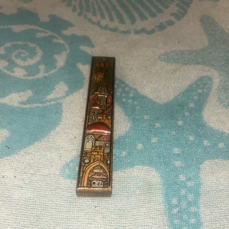 olive wood mezzuzah