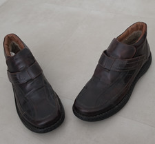 Hush Puppies Herren Boots Schuhe Leder braun ...