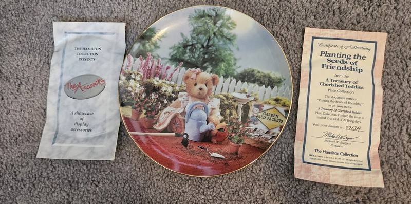 Planting the Seeds of Friends Collectible Plate