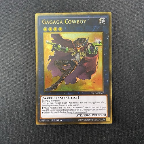 Gagaga Cowboy PGL3-EN067 Premium Gold: Infinite Gold 1st Edition - Picture 1 of 2
