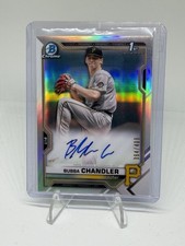 2021 Bowman Draft Chrome Draft Autographs Bubba Chandler #CDA-BC Refractor /499 