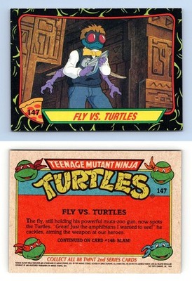 Fly Vs. Turtles #147 Teenage Mutant Ninja Turtles S2 Topps 1989-90 Trading Card