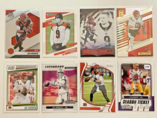 JOE BURROW Lot of 8 Cards Legendary Contenders 12 18 Mosaic 226 Bengals Football