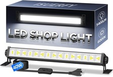 40W LED Shop Light 5400LM Brighter Plug in Garage Light W/ On/Off Switch  6.6FT
