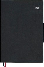 Daigo 2026 Planner, Appointment Weekly, Left, B6, Black, E8447, 2025, Starts Dec