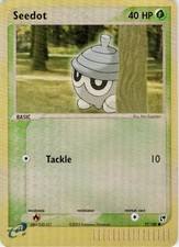 Seedot 77/100 Common Sandstorm Pokemon Reverse Holo Lightly Played on eBay