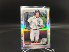 Dillon Dingler 2020 Bowman Draft Chrome Refractor BD-144 Tigers 1st