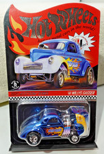 Hot Wheels RLC 2020 Selections '41 Willys Gasser Blue W/Flames 1/64