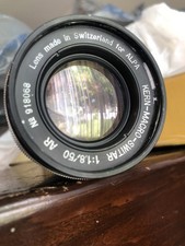 Alpa Kern Macro Switar 50mm F1.8 lens for Alpa 6,9d,10d cameras As Is