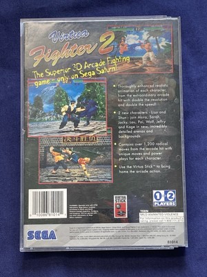 Virtua Fighter 2 SEGA Saturn NTSC - NUR RÜCKSEITE HÜLLE UND INLAY
