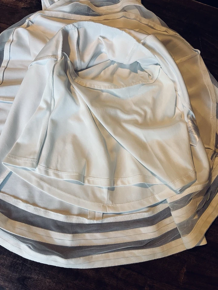 Vestido Calvin Klein Para Niñas Blanco Sin Mangas Fiesta Niña Flor Ocasión Especial 7 Foto 4 de 4