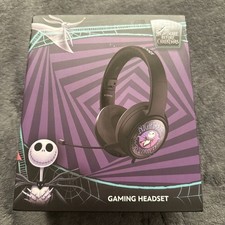 Nightmare Before Christmas Gaming Headset Jack Skellington Disney