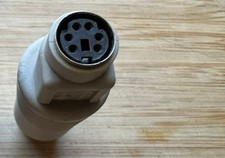 AT to PS/2 DIN-5-Male to Mini-Din 6-Pin Female Adapter