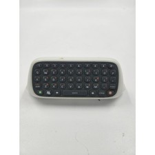 Microsoft Xbox 360 Chatpad White QWERTY Keyboard Controller Attachment