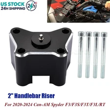 2"Handlebar Riser For Can-Am Spyder RT RT-Limited F3 F3S F3-T F3-Limited 2020-24