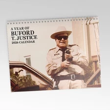 Sheriff Buford T. Justice Wall Calendar 2026, Smokey and The Bandit Calendar