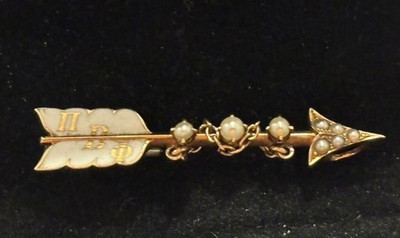 1895 Pi Beta Phi Sorority Pin Illinois Delta  Large