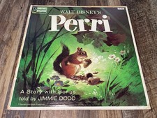 Disneyland Records 1957 Perri Walt Disney Story LP ST-1909 Jimmie Dodd
