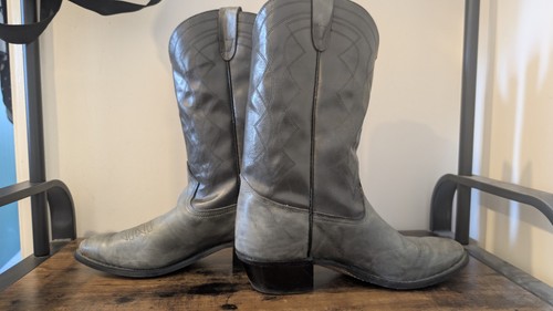 Genuine Texas brand Leather Cowboy Boots US Import Like Loblan Size 11 US - Picture 3 of 6