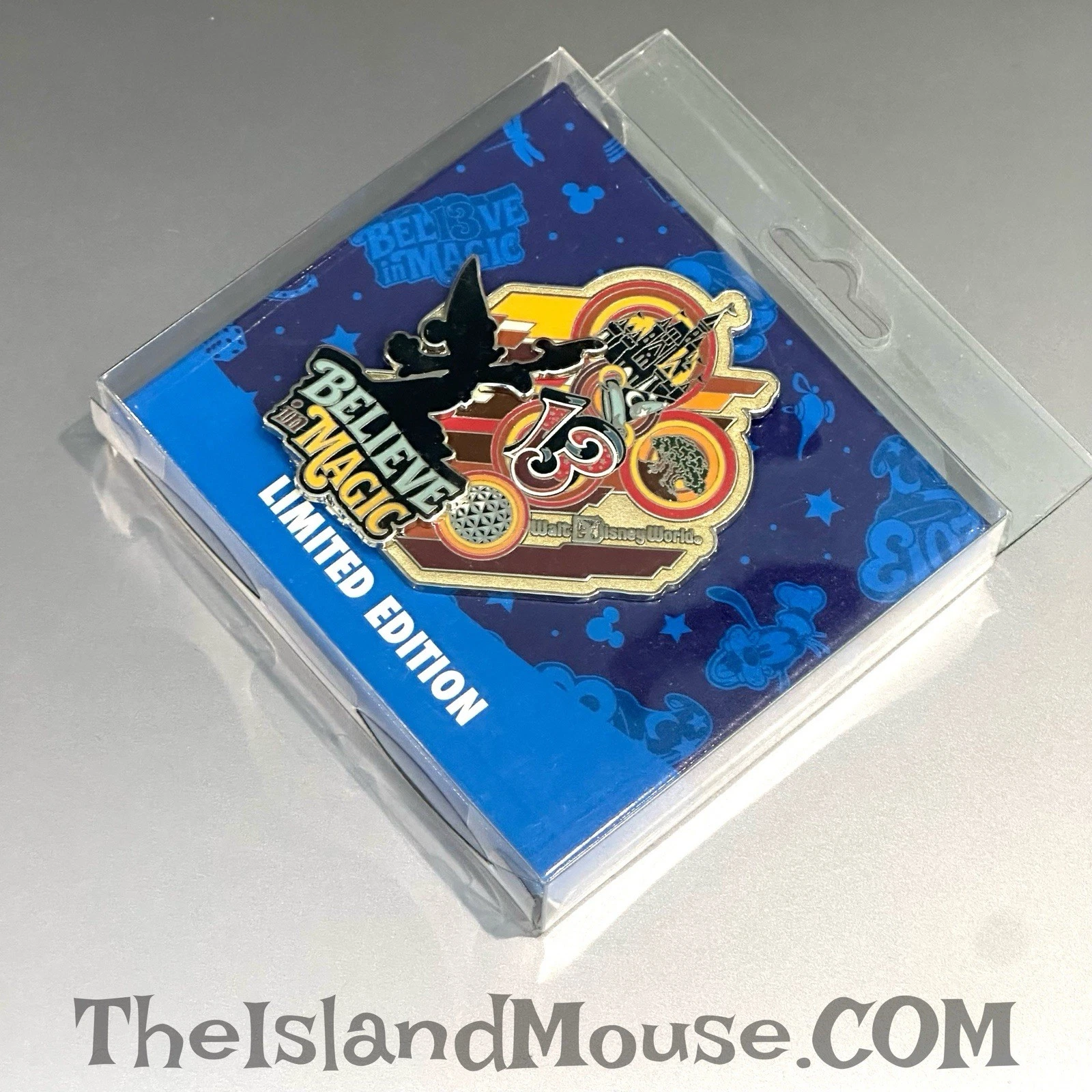 Disney LE 300 NIB Believe in Magic 2013 WDW Walt Disney World Jumbo Pin