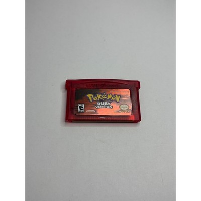 Pokemon Ruby Version Nintendo Game Boy Advance GBA Authentic Tested AGB-AXVE-USA