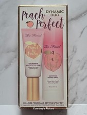 Too Faced Peach Perfect Dynamic Duo Full Size Primed  Peachy  Peach Mist 