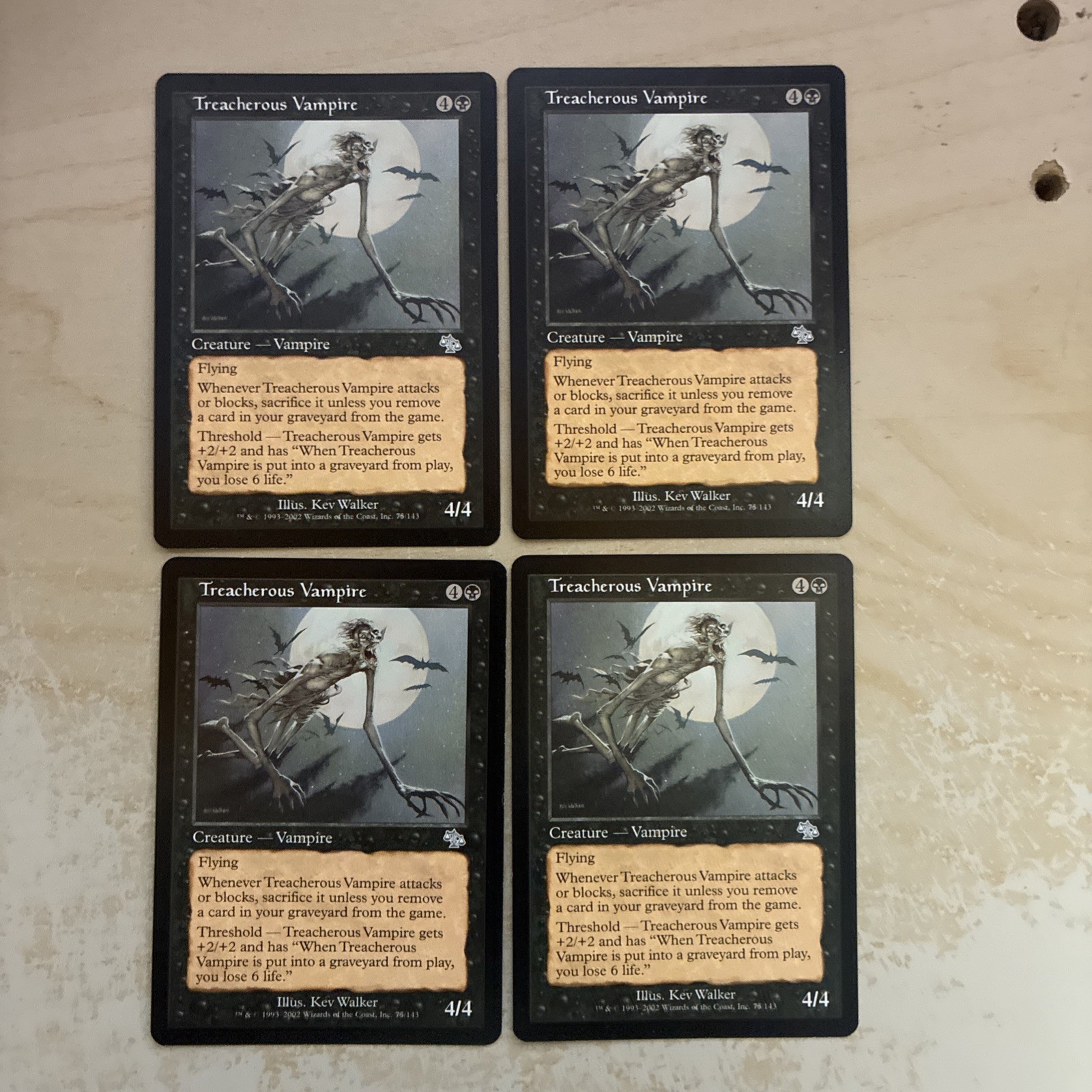 Treacherous Vampire Judgment Regular X4