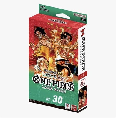 ONE PIECE STARTER DECK: LUFFY & ACE ST-30 (ENGLISH / SEALED)  - US SELLER!