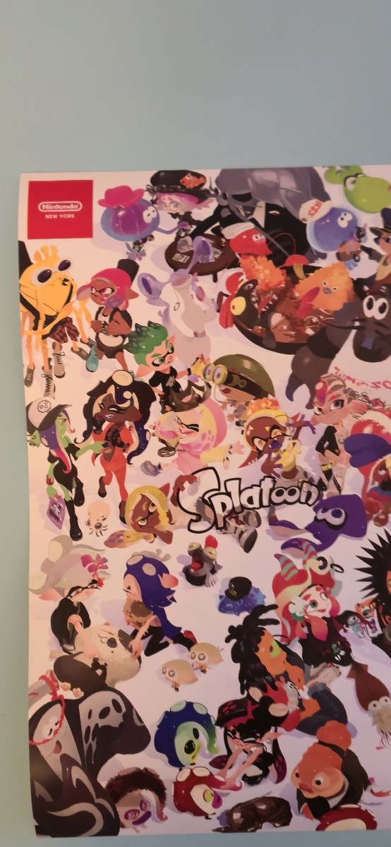【非売品】【アメリカ限定】Splatoon 10周年記念ポスター 非売品】【アメリカ限定】Splatoon 10周年記念ポスター SPLATOON