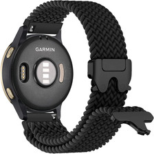 18Mm 20Mm 22Mm Braided Bands Compatible with Garmin Venu 2S/3S/Venu/Venu 2/3,Viv