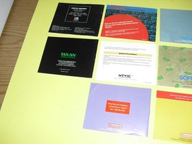 10 NES manual lot! Tetris 1 & 2 Blaster Master Low G Man T2 Three Stooges 78