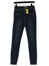 Mint Velvet Women's Jeans UK 10 Blue Cotton with Elastane Skinny