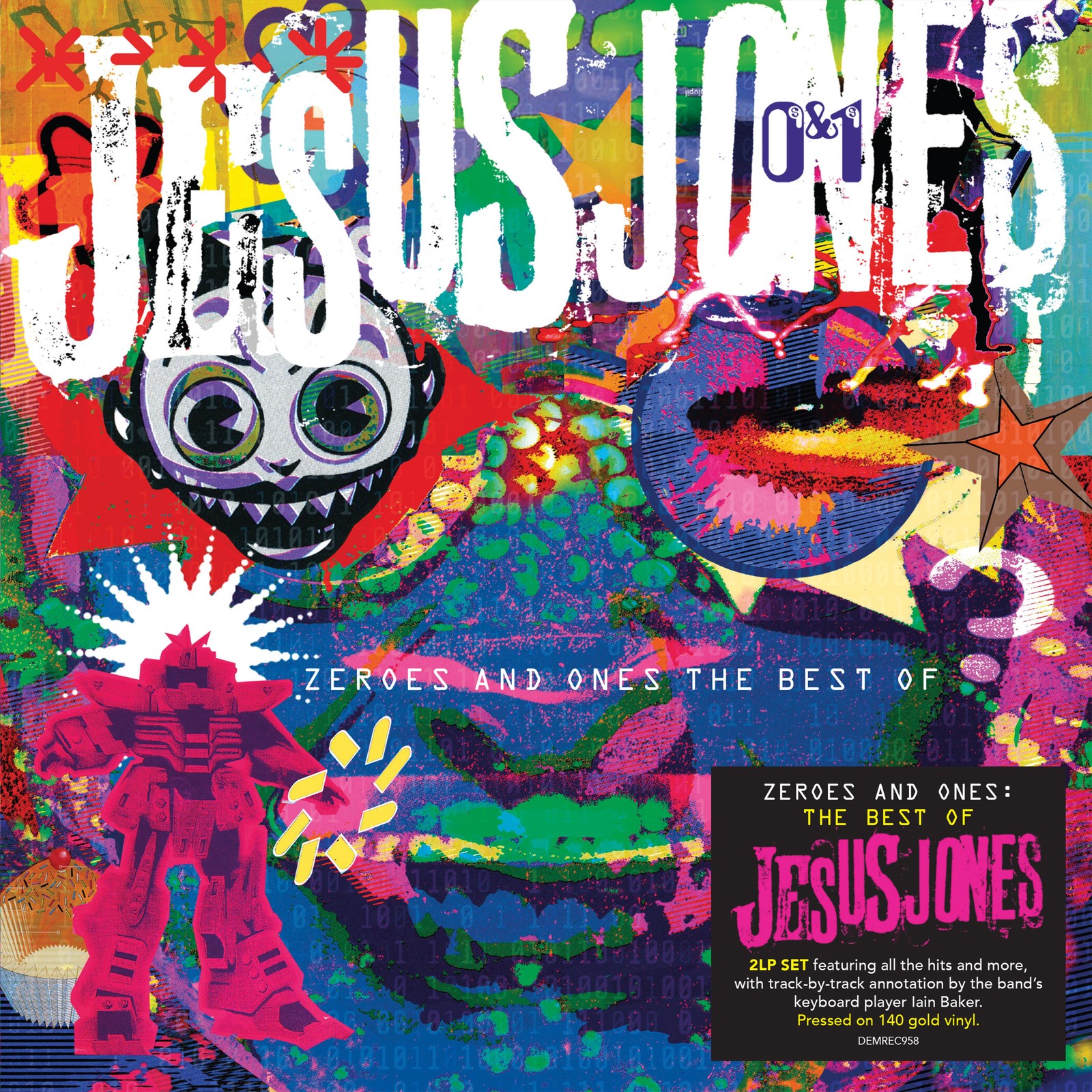 Jesus Jones Zeroes and Ones: The Best of Jesus Jones (Vinyl LP)