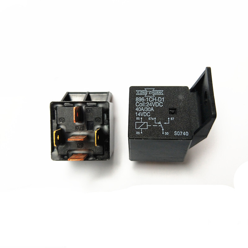 1PC Songchuan 896H-1CH-D1 24VDC Automotive Car Power Relay 40A/30A 5 ...