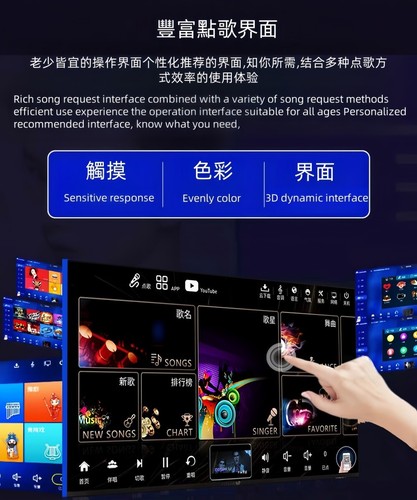 US InAndon R5PROMAX 21.5'' karaoke player,4TB HDD,Android10,YouTube,2.4/5.0WIFI - Picture 18 of 24
