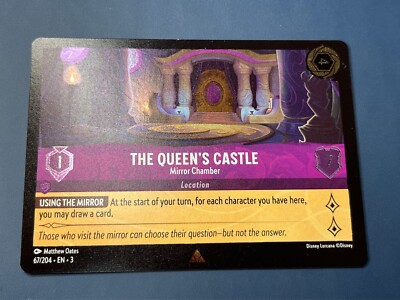 1x FOIL THE QUEEN'S CASTLE - Into the Inklands - Disney Lorcana TCG
