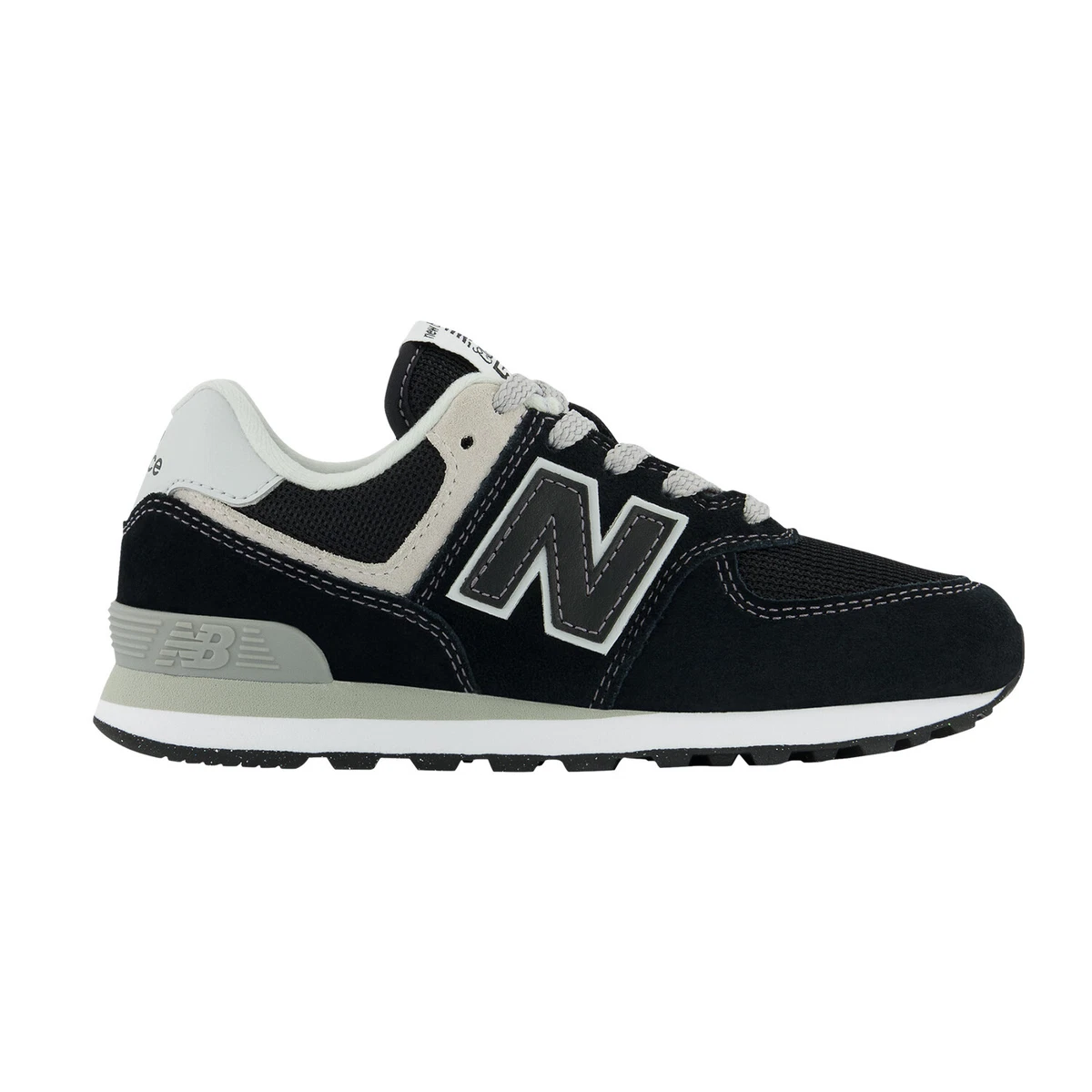 New balance top 574 black white